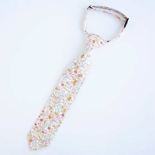 Boy's Necktie / Blossoms In Yellow