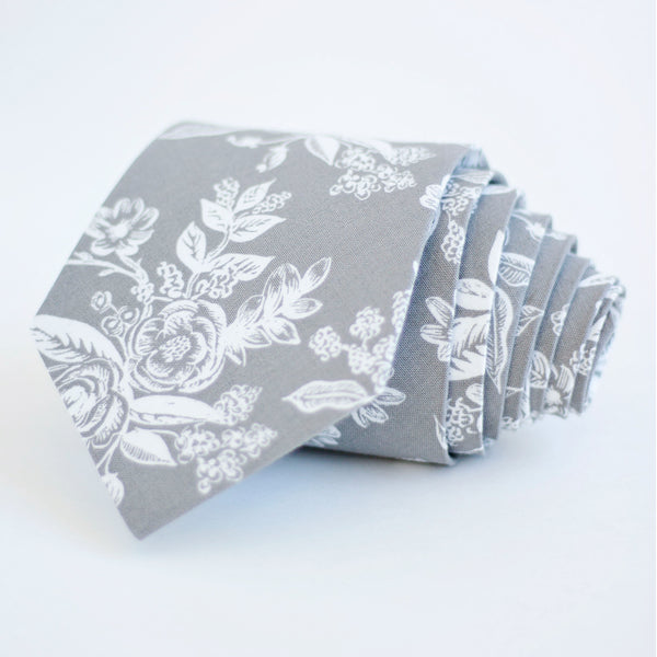Men's Freestyle Self-Tie Bow Tie / Grey Toile