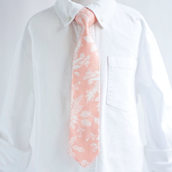 Boy's Bow Tie / Peach Toile