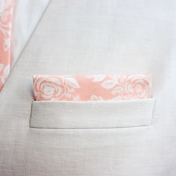Boy's Necktie / Peach Toile