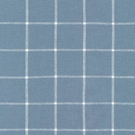 Boy's Pocket Square / Chambray Linen Window Pane