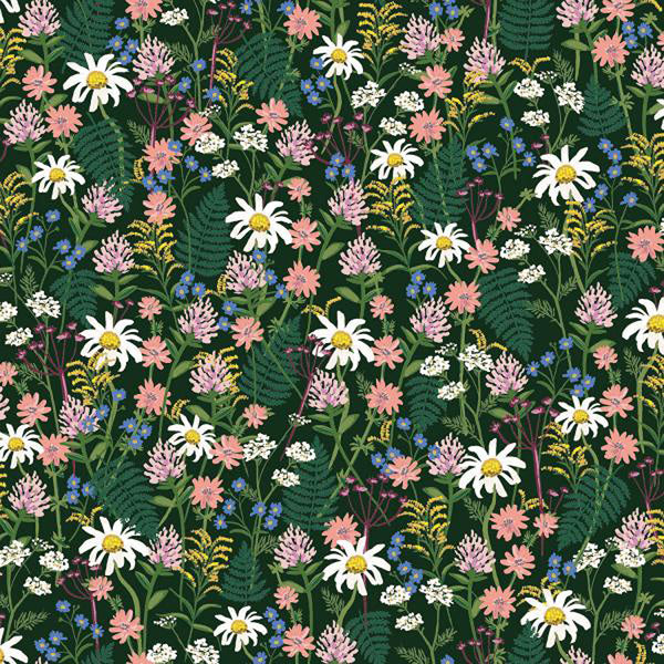 Men's Pocket Square / Wildflowers In Hunter